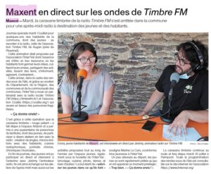 EJ MAXENT En Direct Sur Les Ondes De TImbre FM